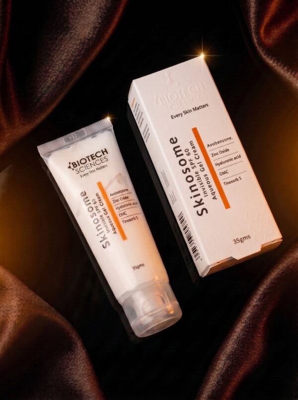 Skinosome Invisible SPF 60 Sunscreen Gel-Cream