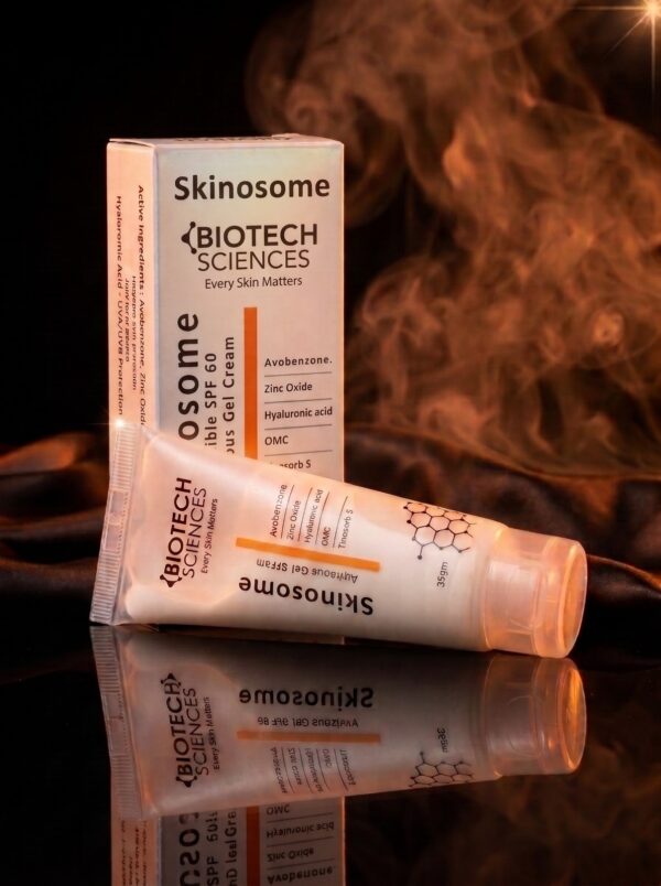 Skinosome Invisible SPF 60 Sunscreen Gel-Cream